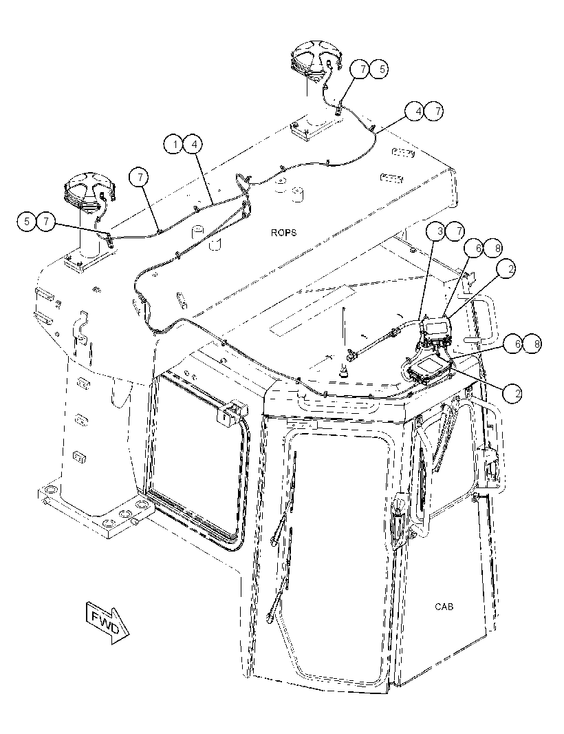WIRING GP-RECEIVER 3998986 CAT