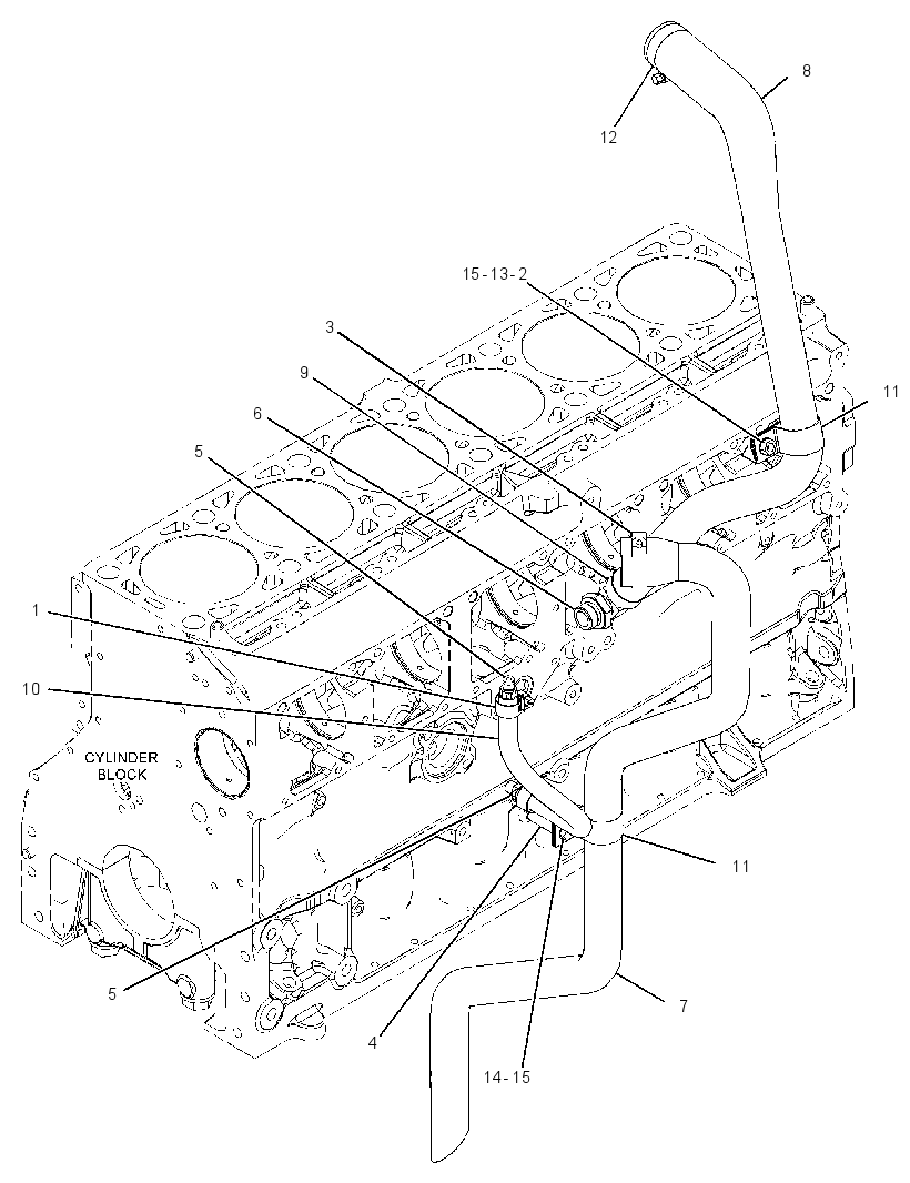 Система отвода газов 3710968 CAT