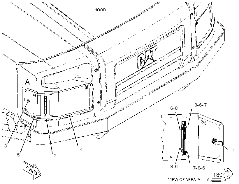 HOOD & DOOR GP 4185068 CAT