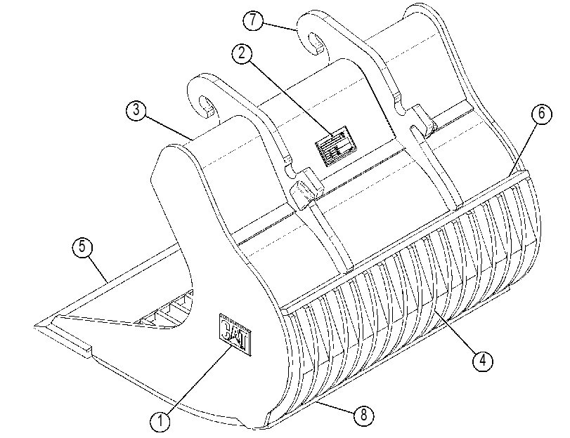 BUCKET GP-SKELETON 4396510 CAT