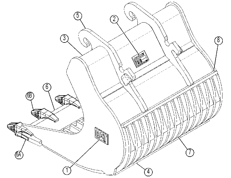 BUCKET GP-SKELETON 4396512 CAT