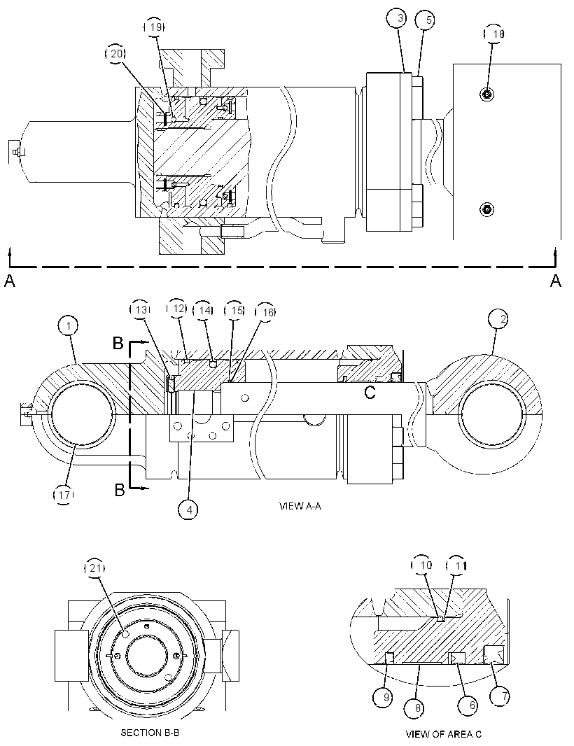 CYLINDER GP-THUMB 4389383 CAT