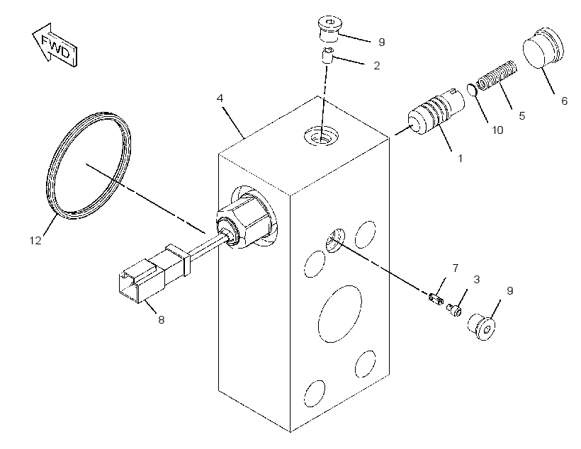 MANIFOLD GP-HYDRAULIC 3054103 CAT