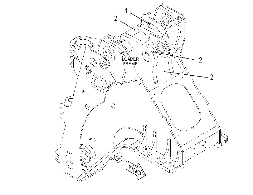 HARDWARE GP-LOADER FRAME 4246514 CAT
