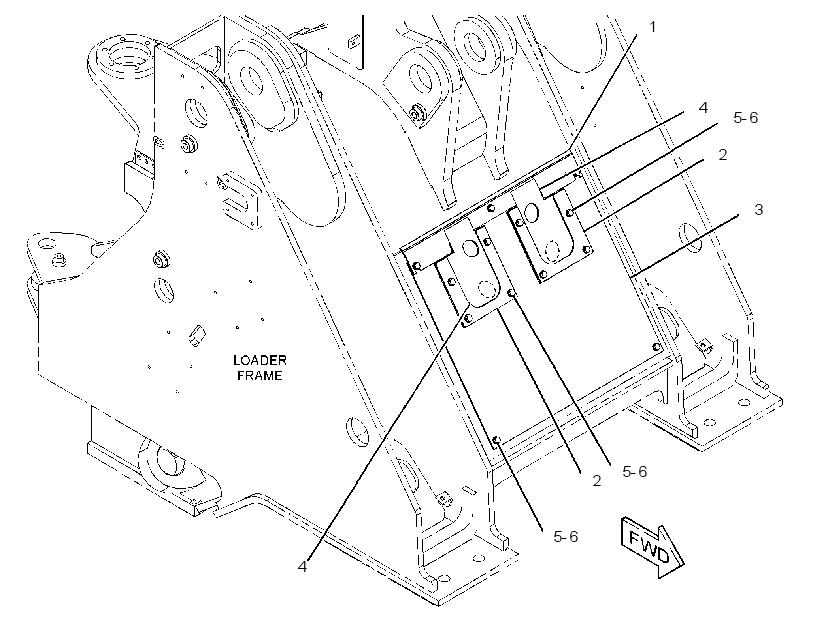 GUARD GP-LOADER FRAME 3890449 CAT