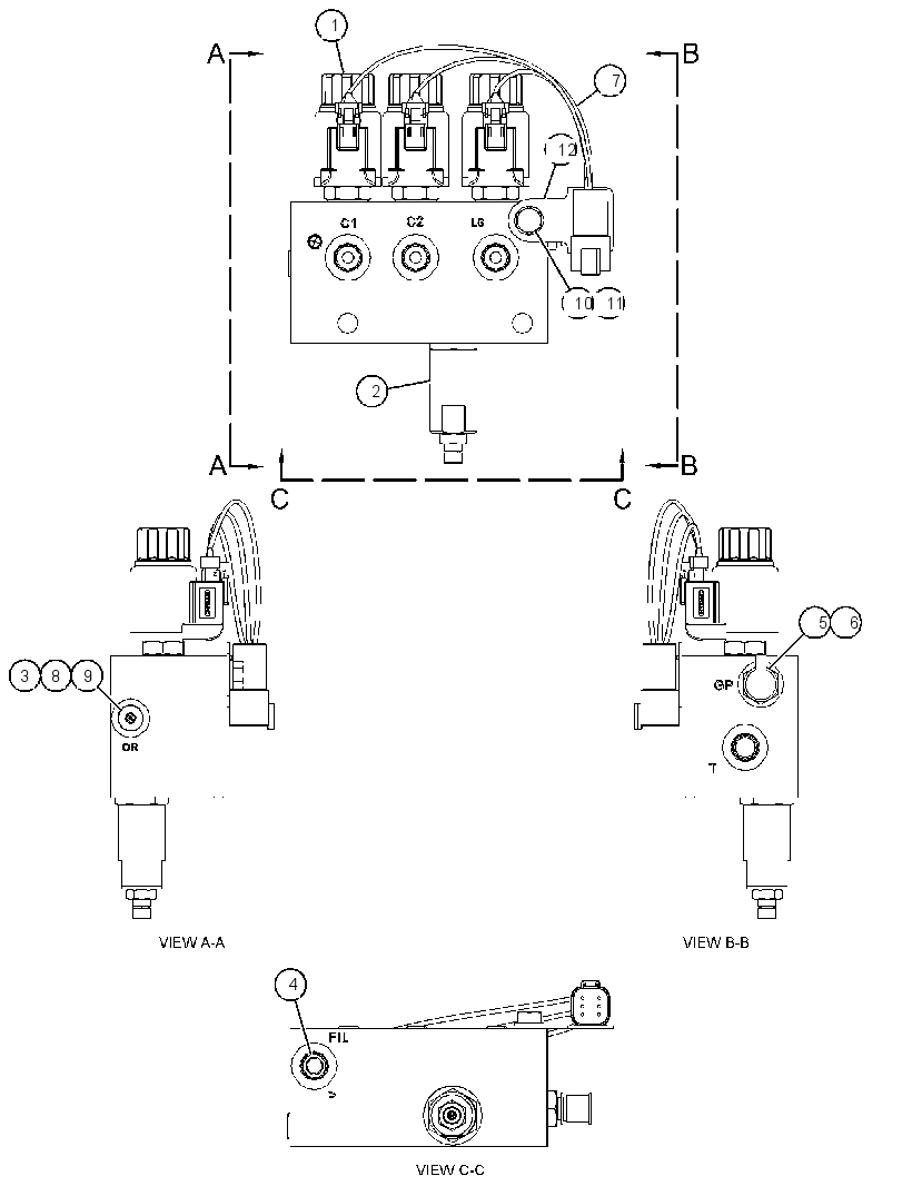 VALVE & MTG GP-COUPLER 4164796 CAT