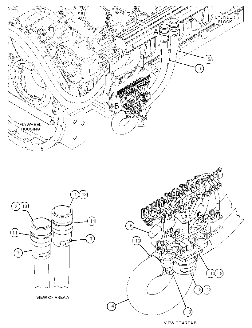 Жгут проводов коробки 3144213 CAT
