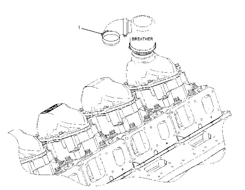 FASTENER GP-FUMES DISPOSAL 4440813 CAT