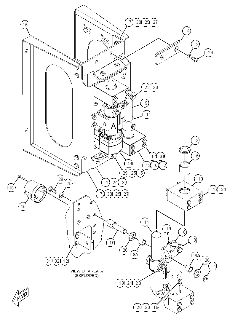 LATCH GP-SWINGOUT LADDER 3798928 CAT