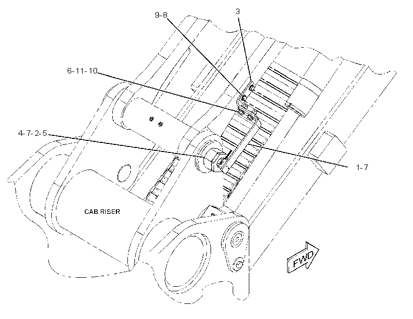 SENSOR & MTG GP-STICK POSITION 3957570 CAT