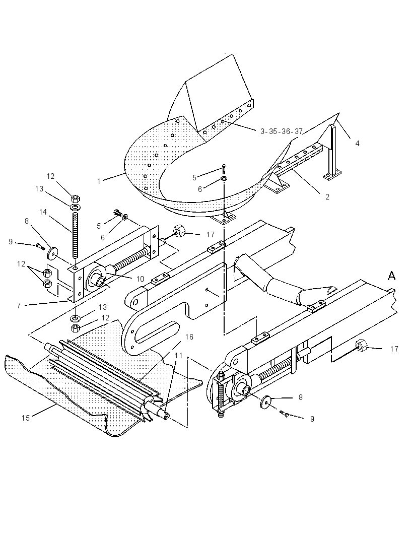 CONVEYOR GP-SECOND STAGE 6R4008 CAT