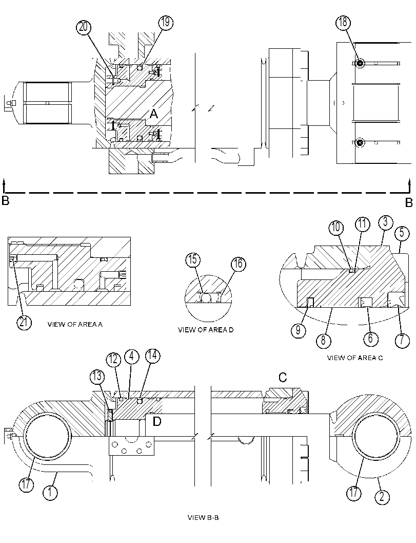 CYLINDER GP-THUMB 4427957 CAT