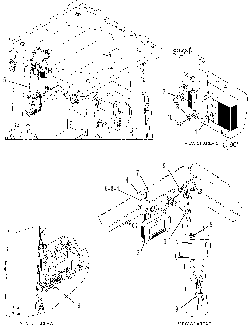 Дисплей камеры 3805964 CAT