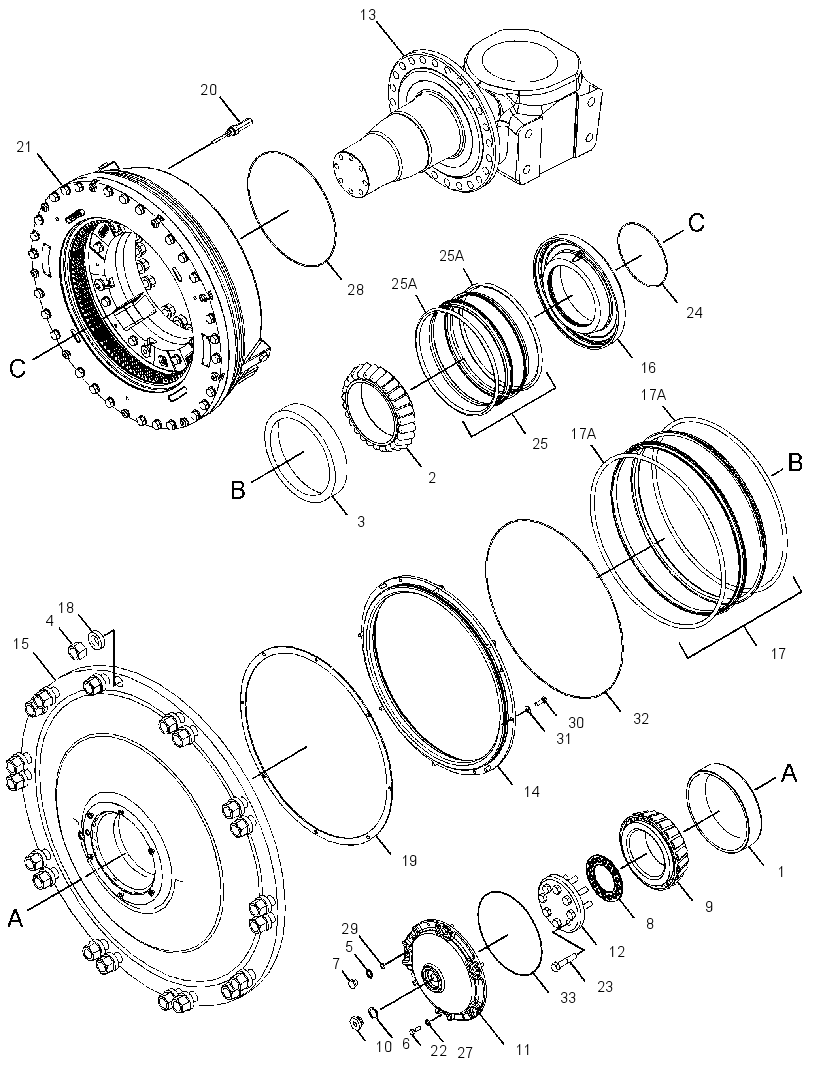 WHEEL & BRAKE GP 3569843 CAT