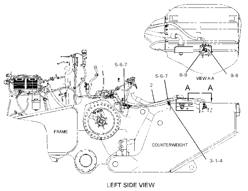 WIRING GP-SERVICE CENTER 3809598 CAT