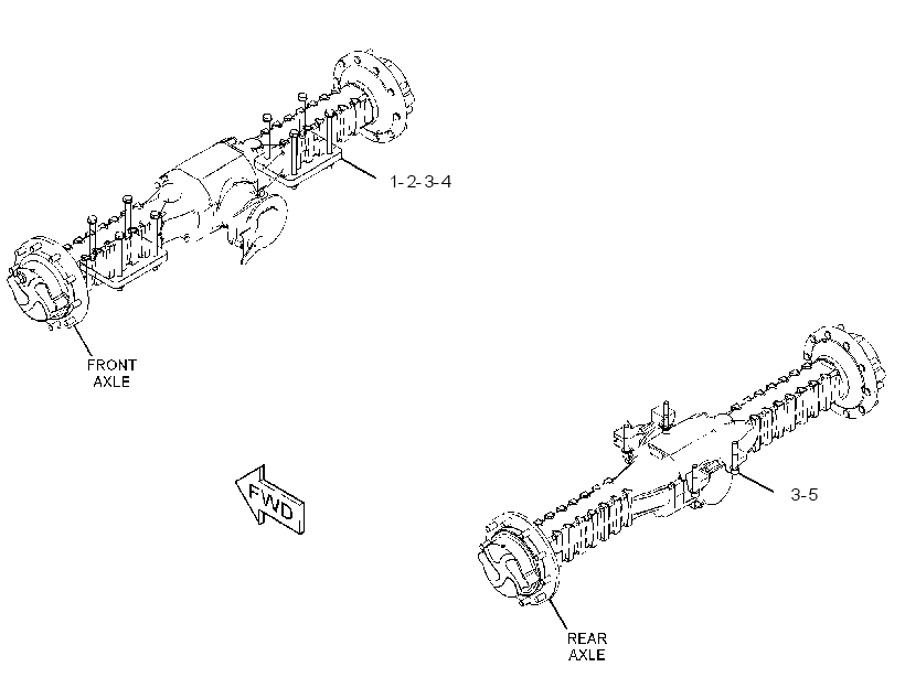 MOUNTING GP-DRIVE AXLE 4164978 CAT