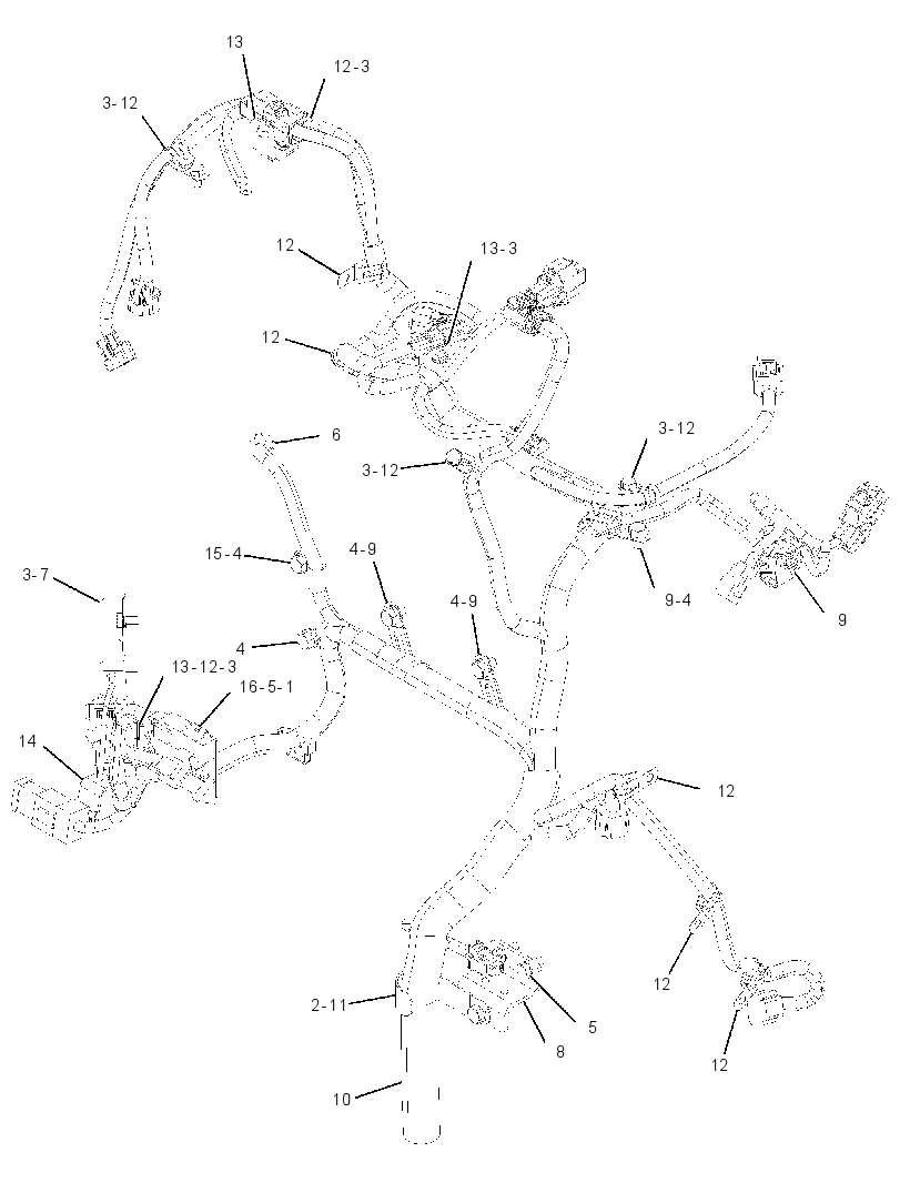 HARNESS GP-ENGINE 4188531 CAT