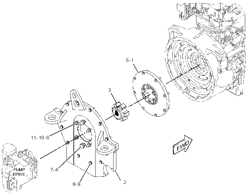 DRIVE GP-HYDROSTATIC 2447410 CAT