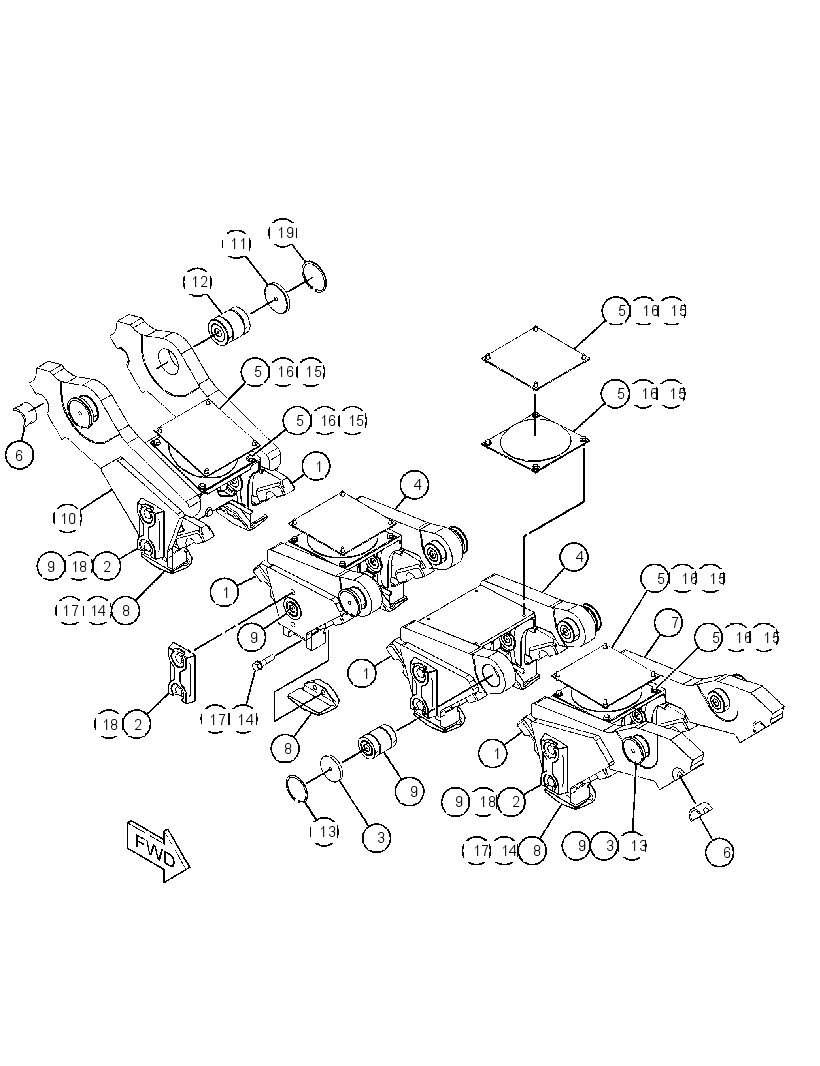 SUSPENSION GP-BOGIE 4263798 CAT