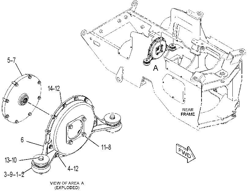 MOUNTING GP-MOTOR 3923039 CAT