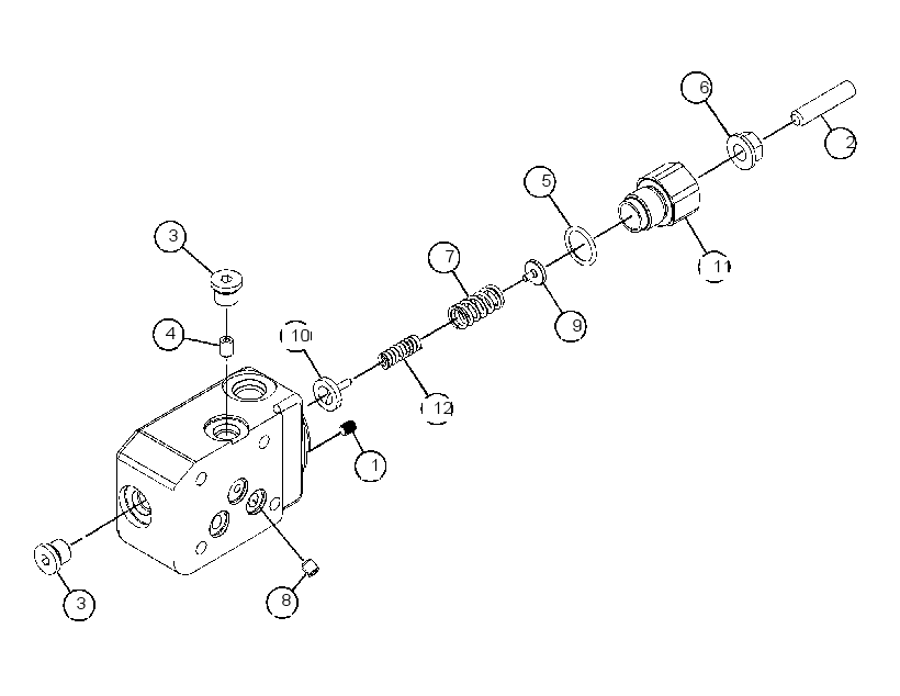 Клапан управления насосом 3672660 CAT