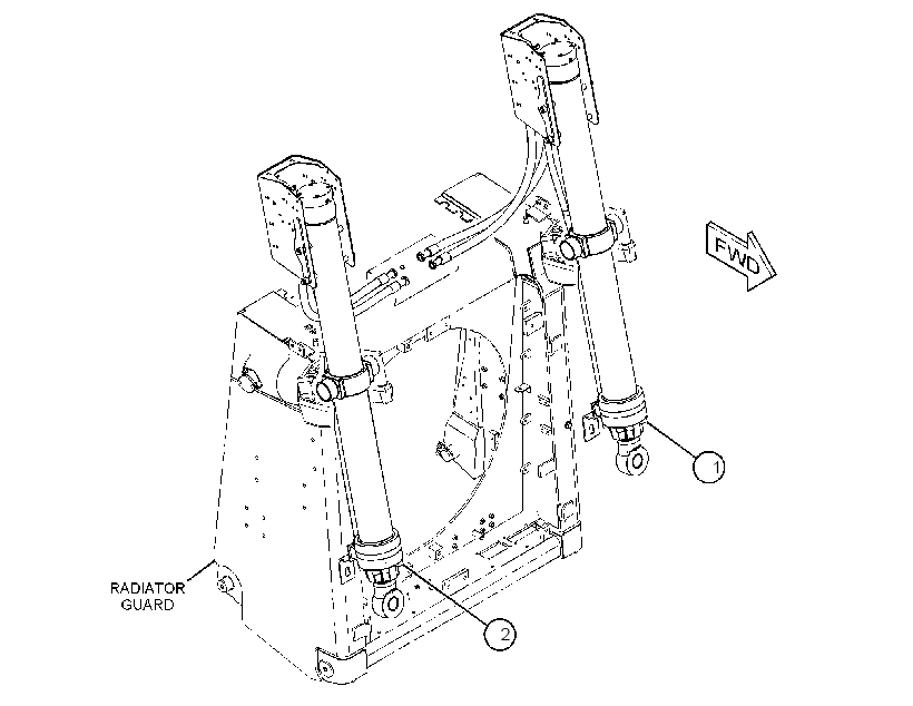 CYLINDER & LINES GP-LIFT 3808230 CAT