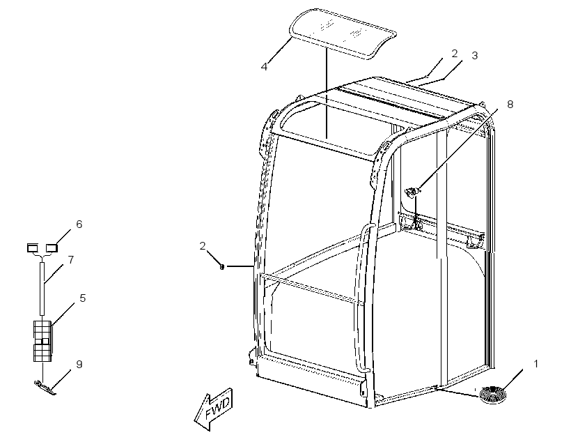 INSTALLATION GP-CANOPY 3852556 CAT