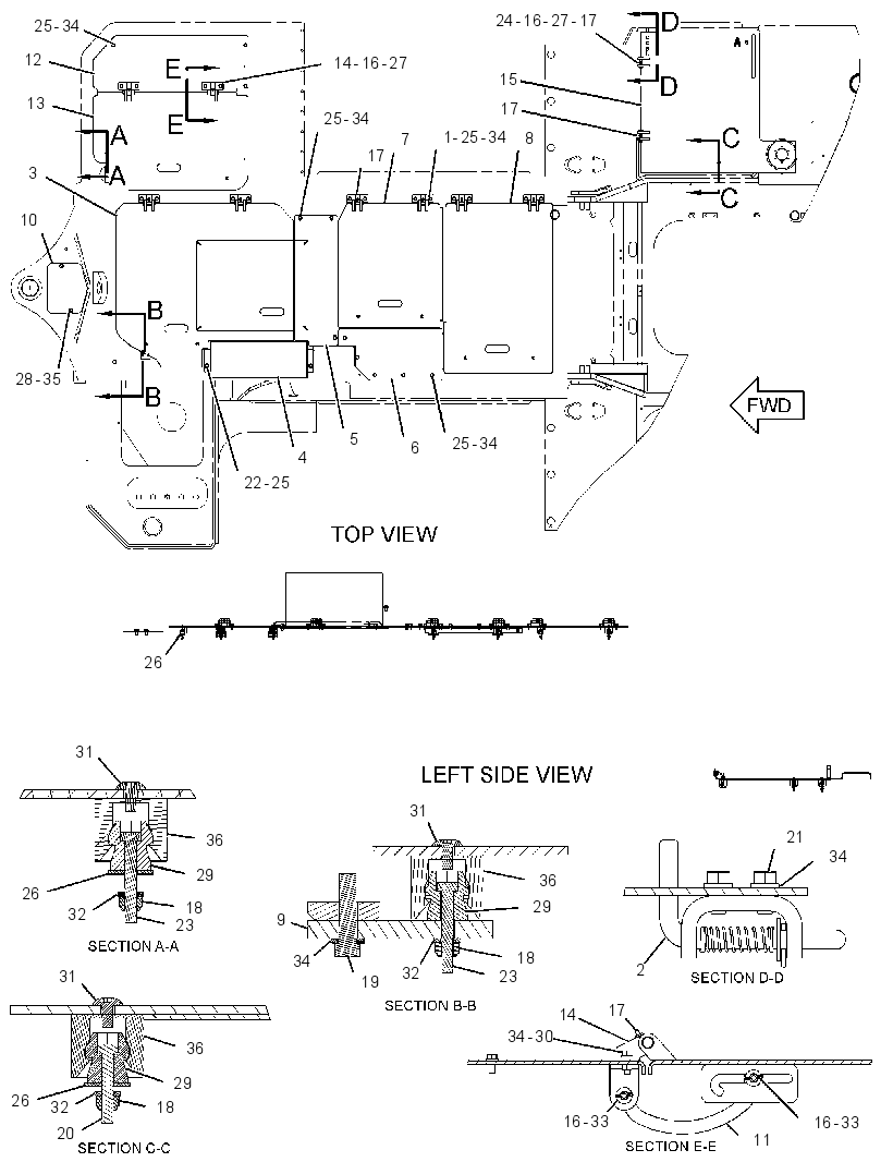 COVER GP-DECK 3320685 CAT