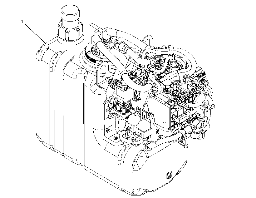 Модуль AdBlue (компоновка) 3735559 CAT
