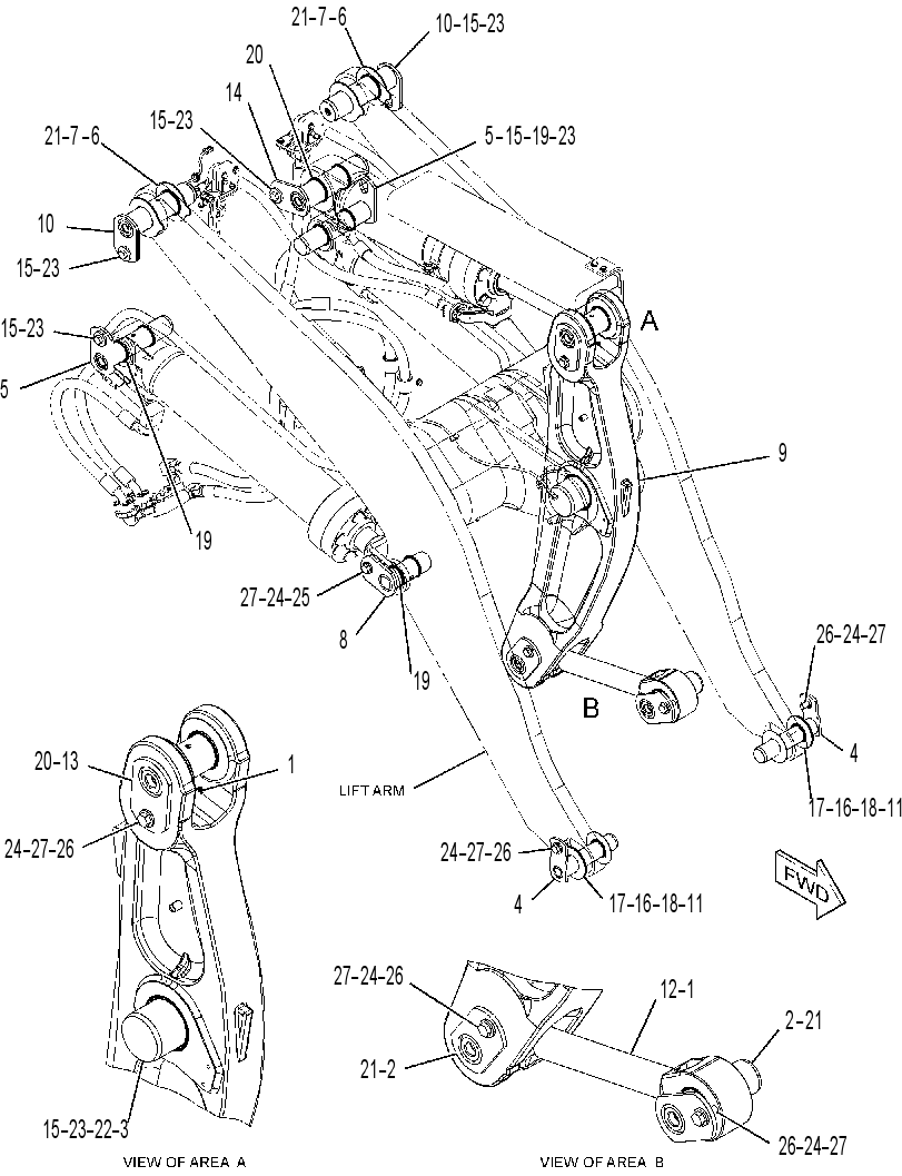 LEVER GP-TILT 3665752 CAT