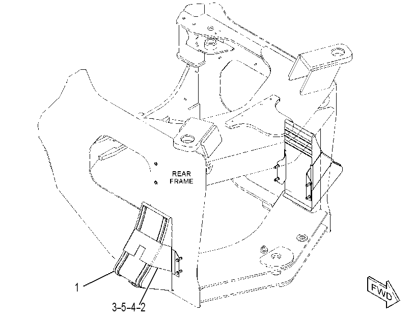 CHOCK GP-WHEEL 4193579 CAT