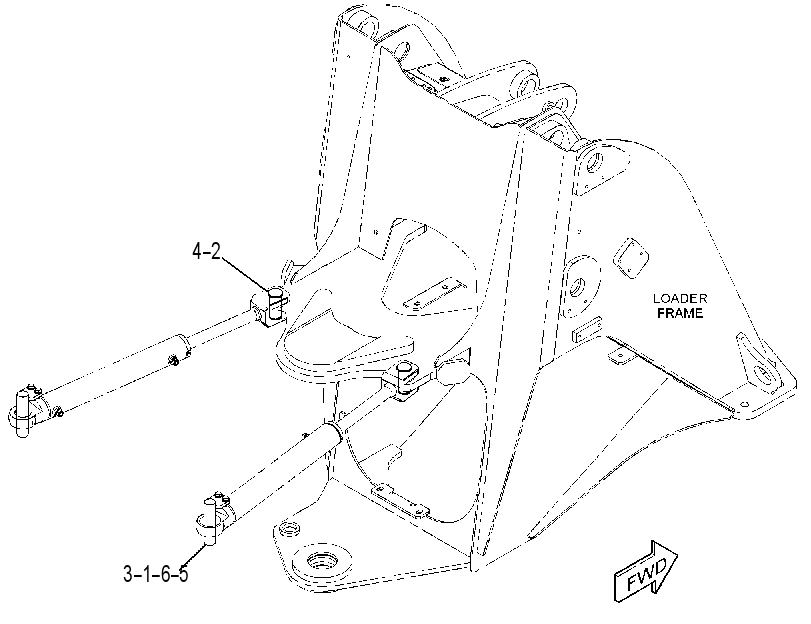 MOUNTING GP-STEERING CYLINDER 3922989 CAT