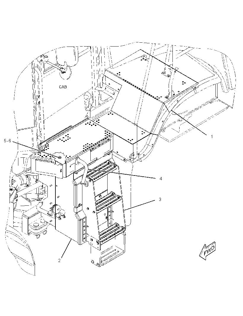 LADDER & WALKWAY GP 3992545 CAT