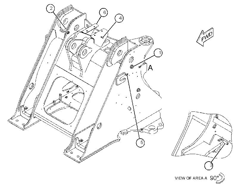 FRAME AS-LOADER 4402321 CAT