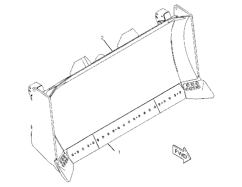 BLADE & EDGE GP-SEMI-UNIVERSAL 3892104 CAT