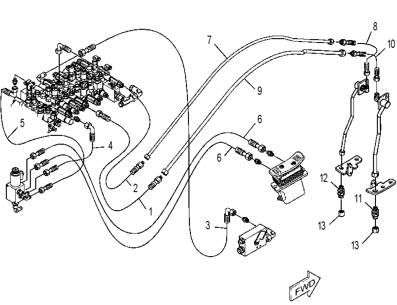 LINES GP-AUXILIARY 4154656 CAT