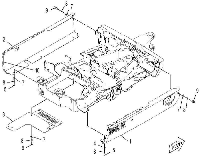 COVER GP-FRAME 3951279 CAT