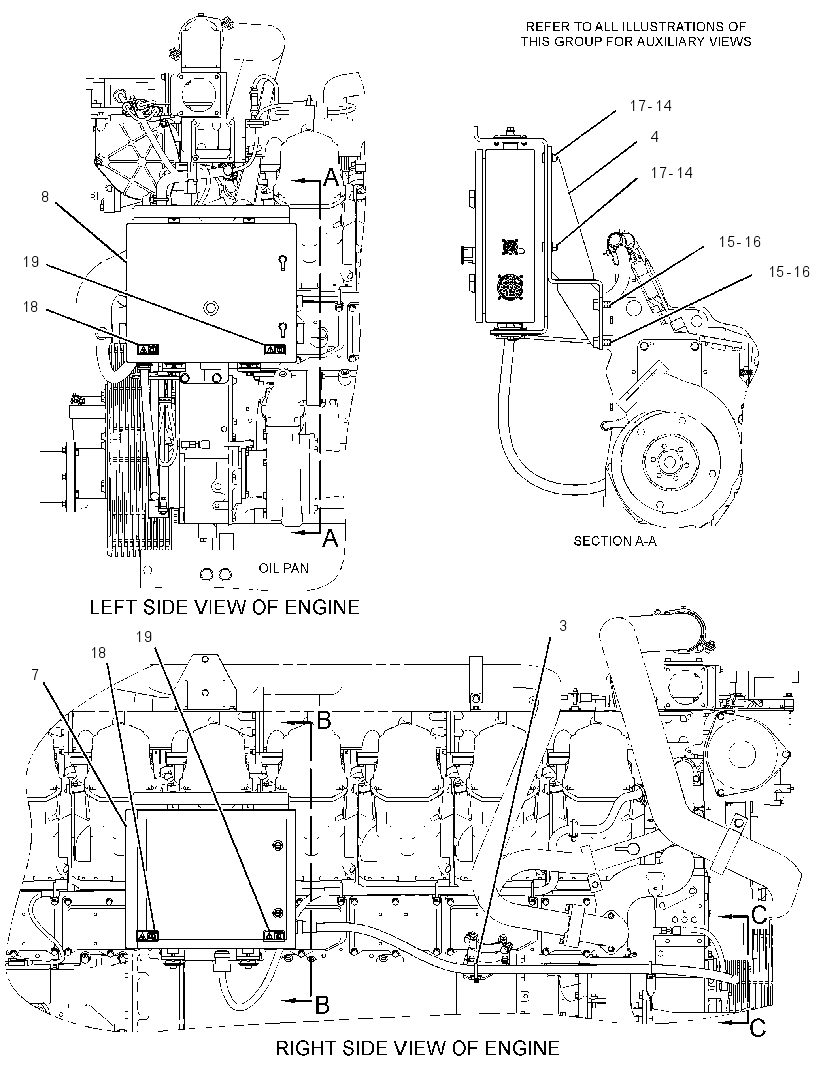 Коробка с креплением 3123391 CAT