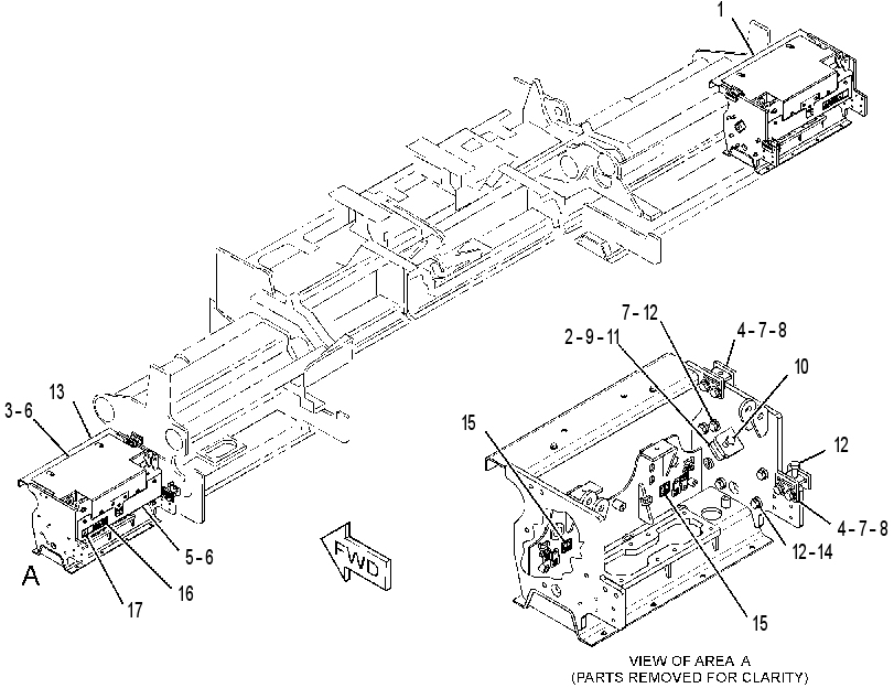 FRAME GP-SCREED 3539489 CAT