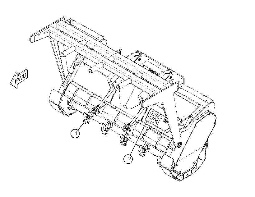 HEAD AR-MULCHING 4362714 CAT