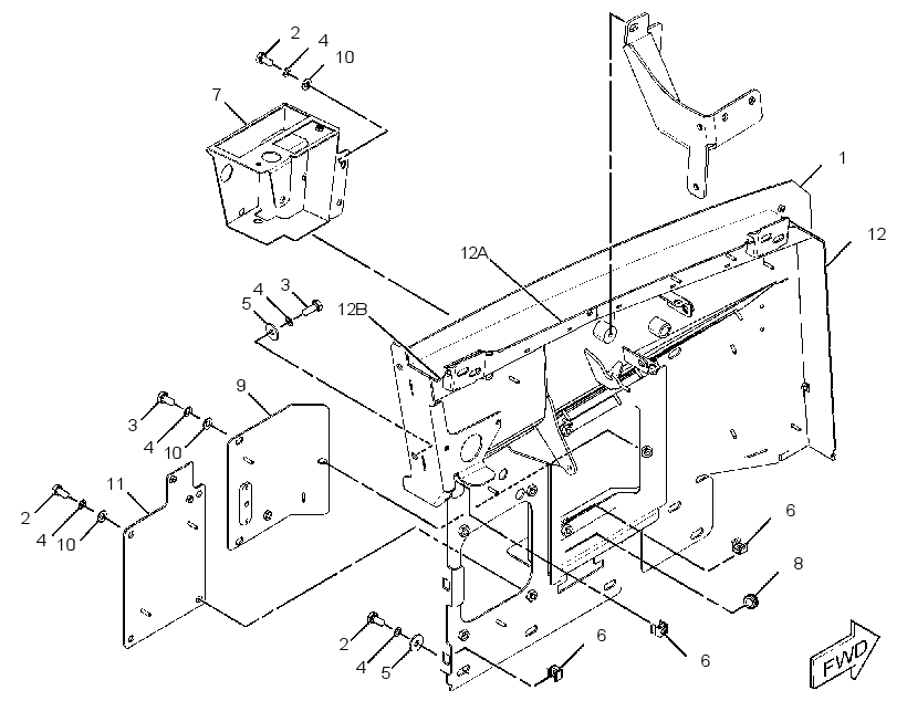 BRACKET & MTG GP-CANOPY 3853388 CAT