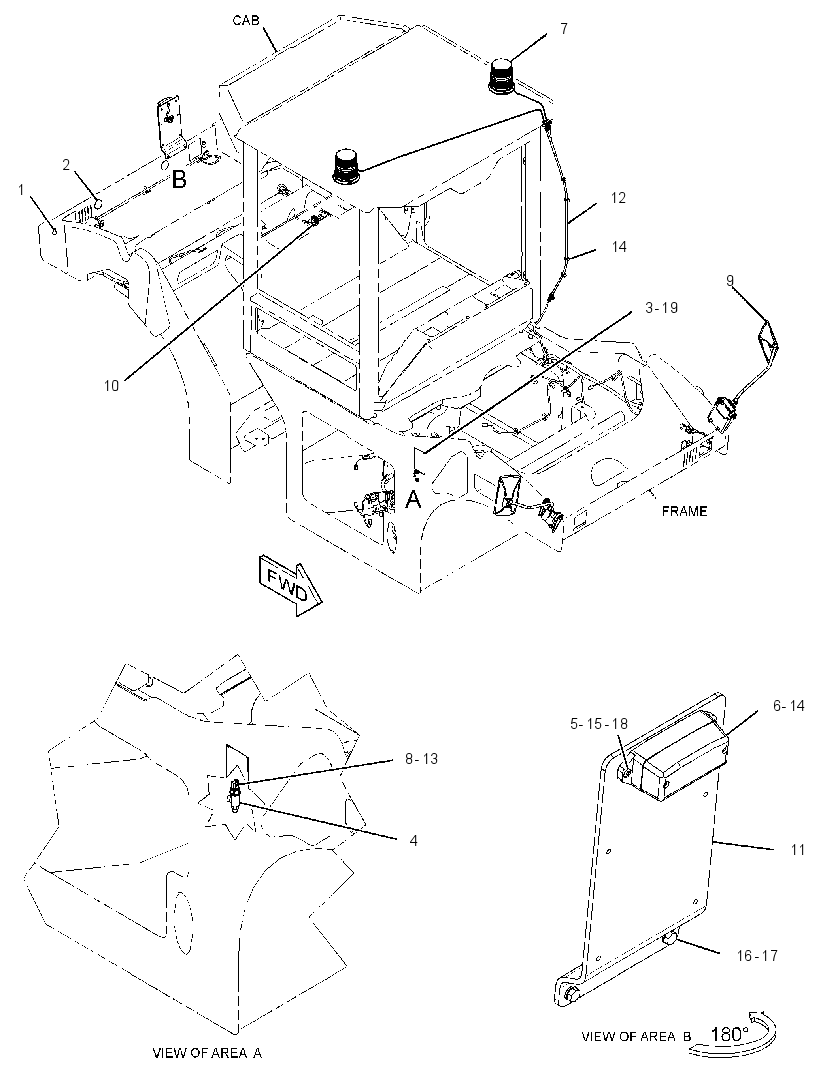 MOUNTING GP-REGISTRATION 3513436 CAT