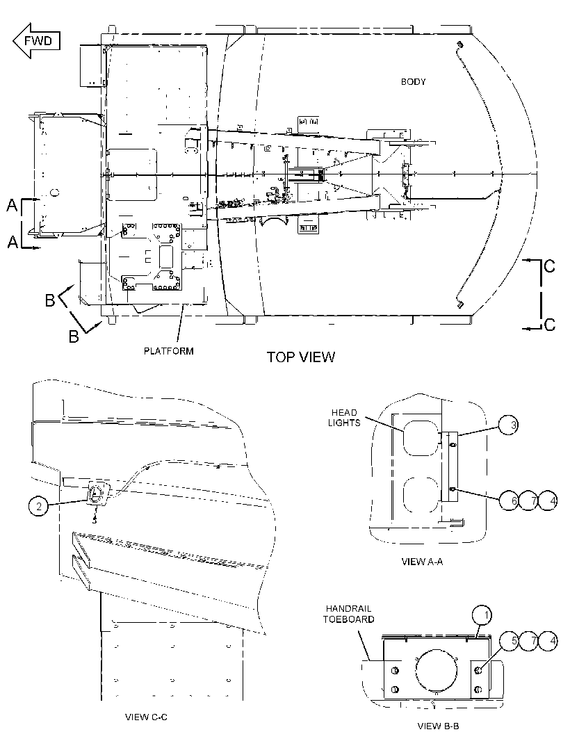 MOUNTING GP-LIGHTING 4323028 CAT