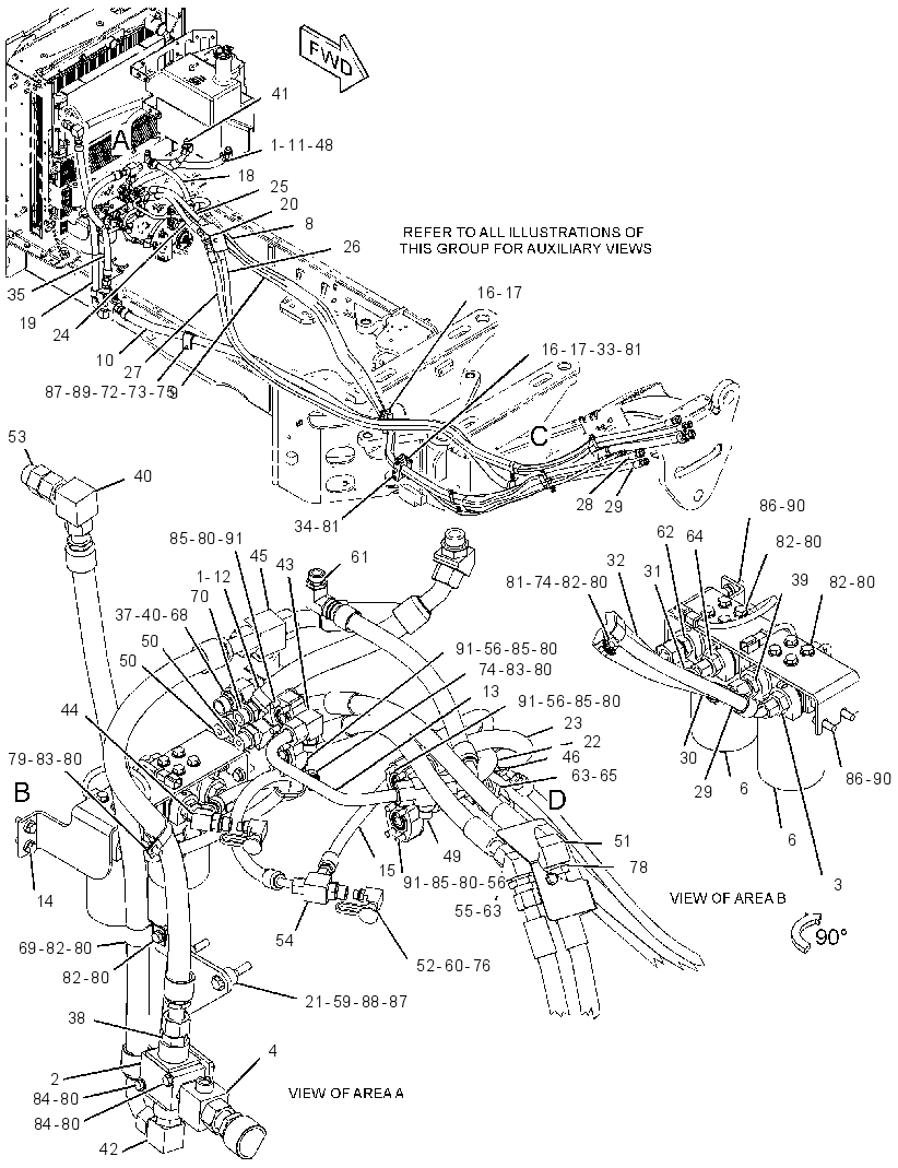 LINES GP-ALL WHEEL DRIVE 3878662 CAT