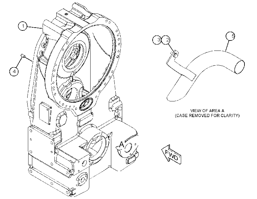 CASE AS-TRANSFER GEAR 4197870 CAT
