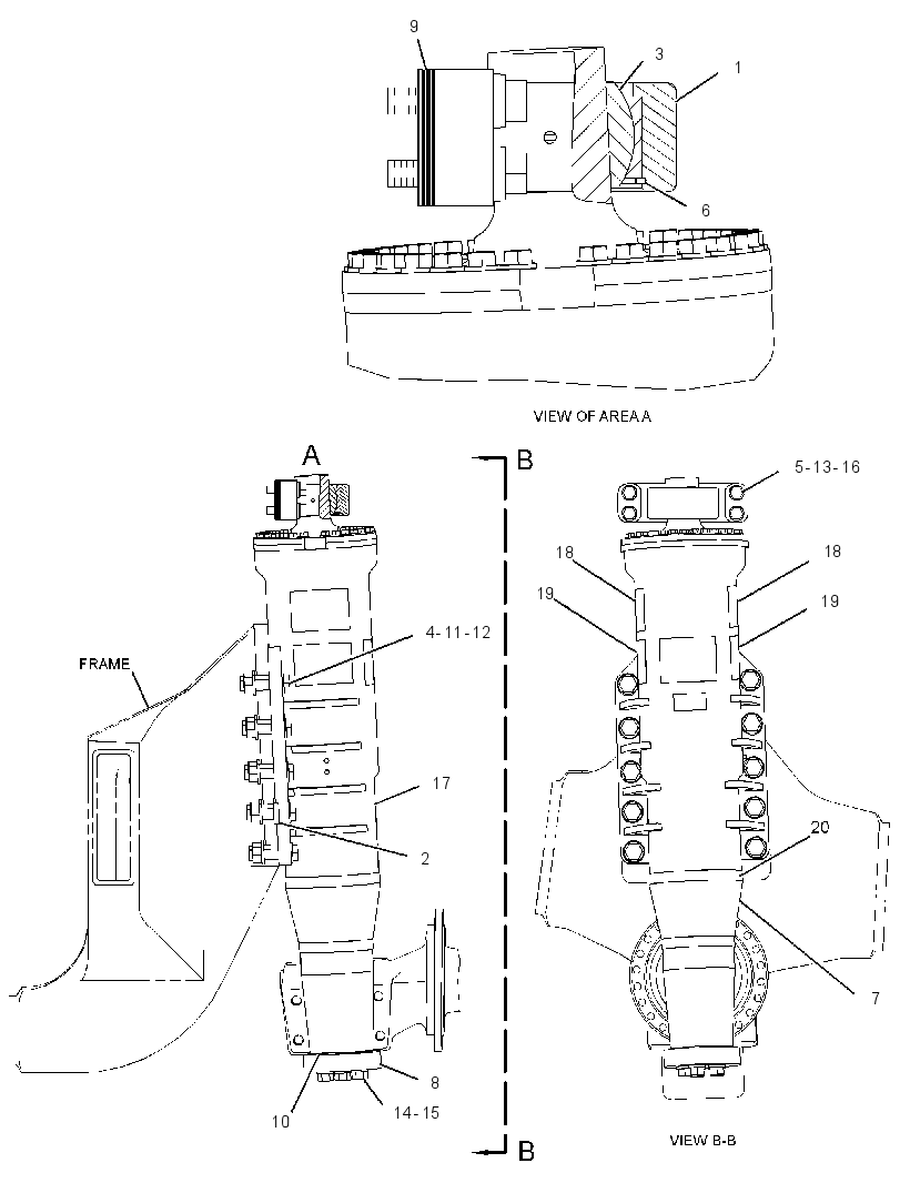 SUSPENSION & MTG GP-FRONT 2997983 CAT