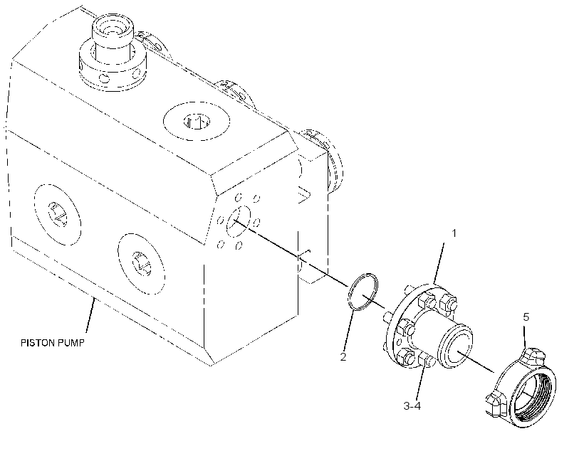 FLANGE & MOUNTING GP 4350154 CAT