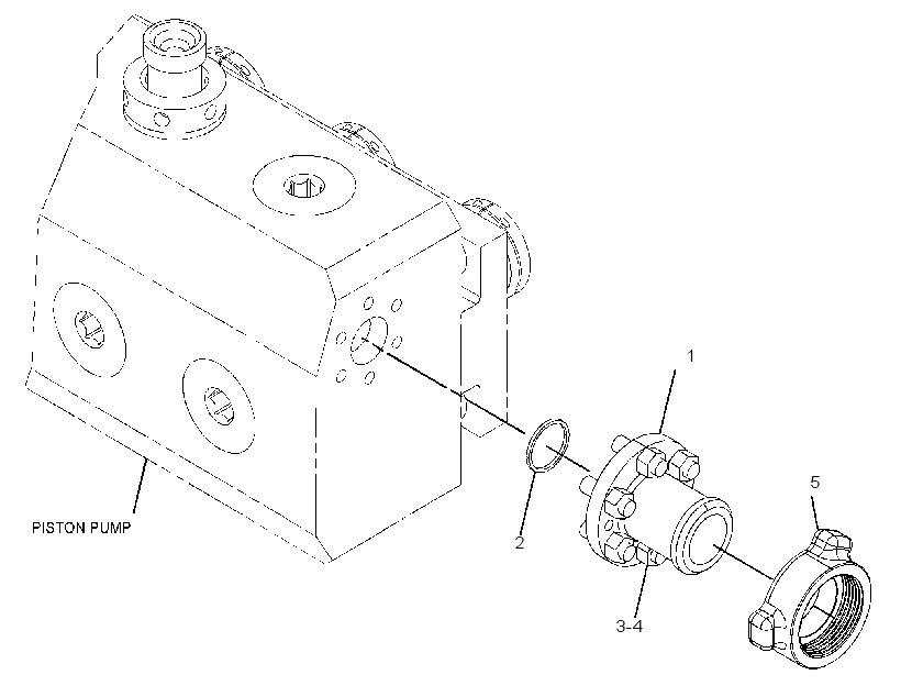 FLANGE & MOUNTING GP 4350155 CAT