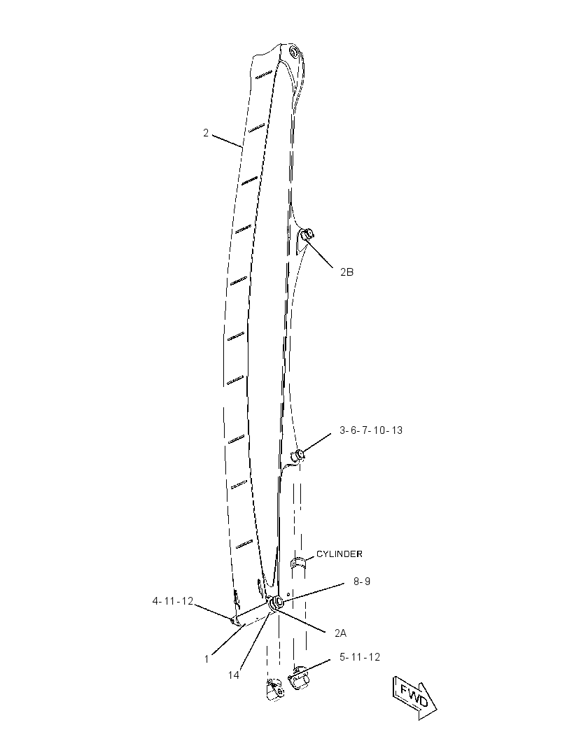 BOOM GP-MATERIAL HANDLING 3957565 CAT