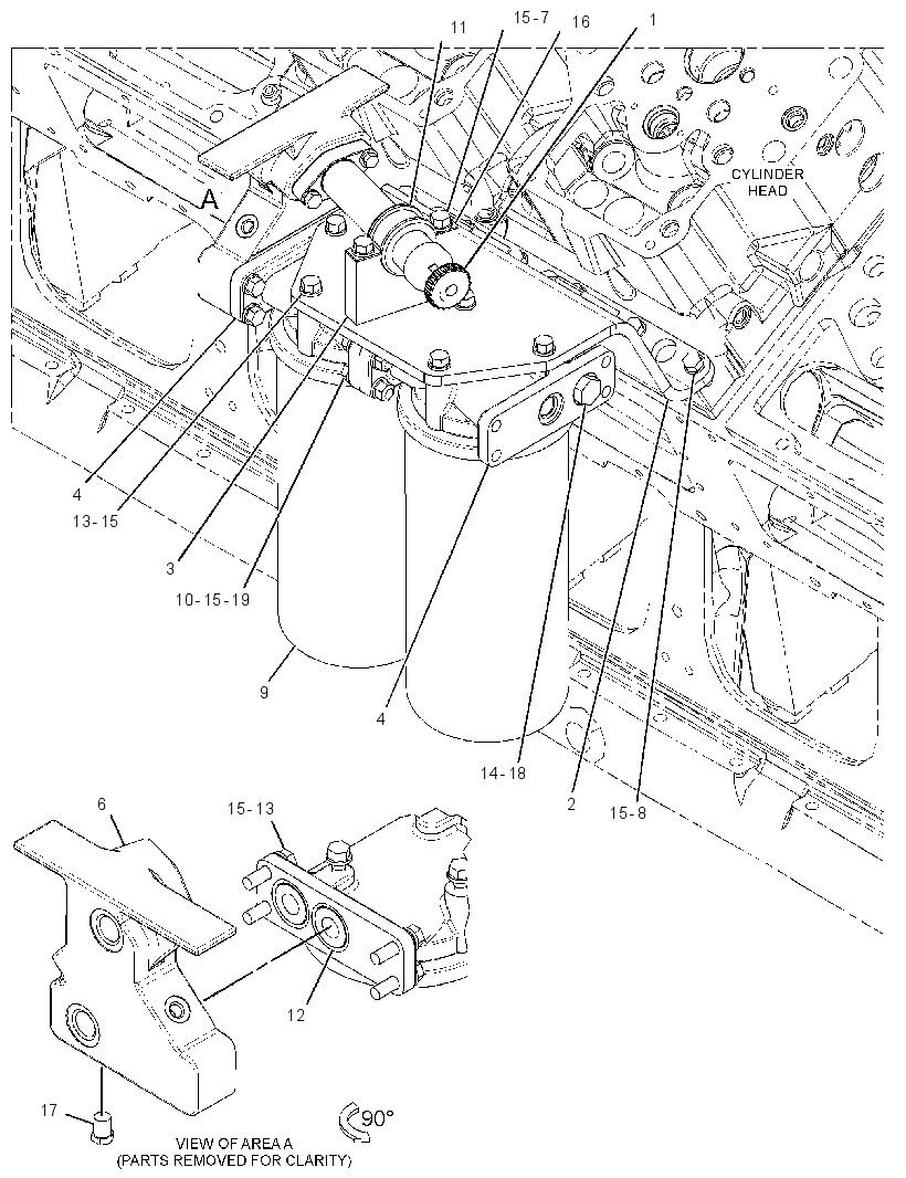 FILTER & MTG GP-FUEL 3720486 CAT